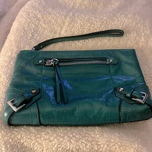 Michael Kors Teal Wristlet Purse